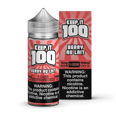 Keep It 100 - Berry Au Lait - 100ml