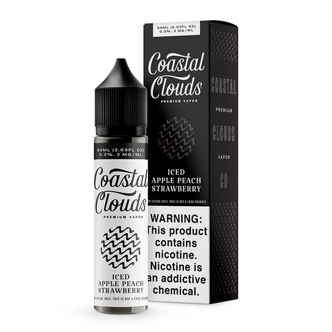 Coastal Clouds - Iced Apple Peach Strawberry - 60ml