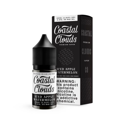 Coastal Clouds TFN Salt Nic - Iced Apple Watermelon - 30ml