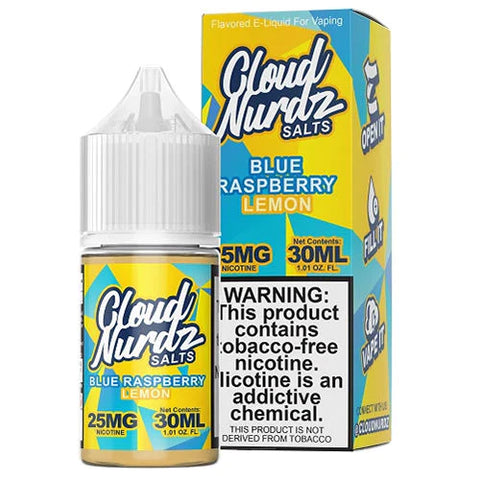 Cloud Nurdz Salts - Blue Raspberry Lemon - 30ml