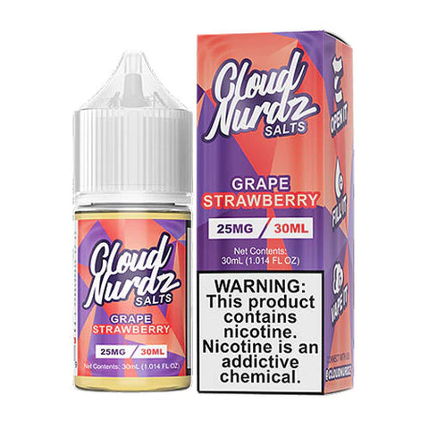 Cloud Nurdz Salts - Grape Strawberry - 30ml