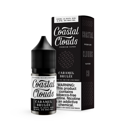 Coastal Clouds TFN Salt Nic - Caramel Brulee - 30ml