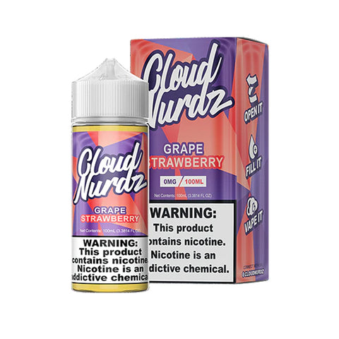Cloud Nurdz - Strawberry Grape - 100ml - VapinUSA