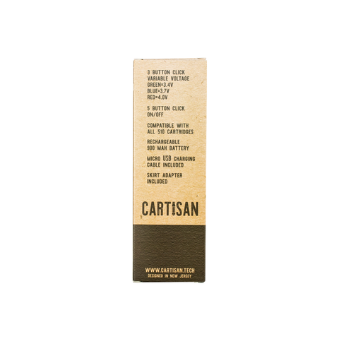 Cartisan - eGo VV Button USB-C - 900mAh